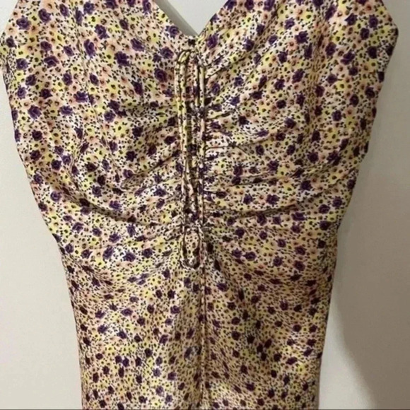 Zara draped satin effect dress  Size Medium 8231/512 - Picture 8 of 9